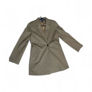 Women's Tan Blazer Coat
